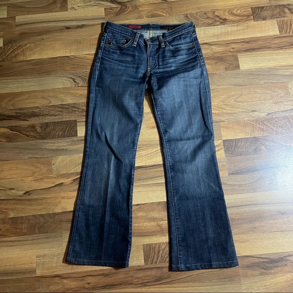 Adriano Goldschmied The Angel Boot Cut Blue Denim Jeans Women's Size 27 Regular - Picture 1 of 10